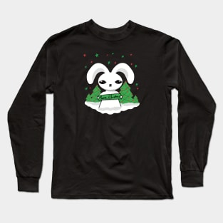 Christmas tree & rabbit Long Sleeve T-Shirt